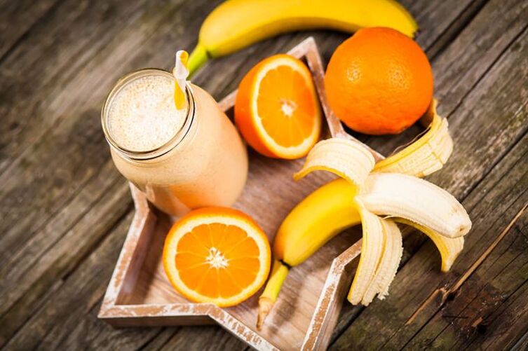 smoothie od banane i naranče za mršavljenje
